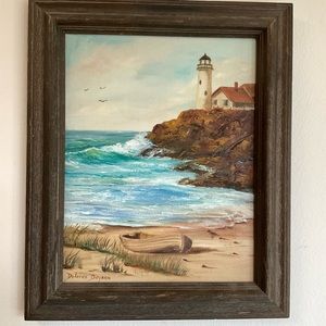 “Lighthouse “ Original Oil Painting